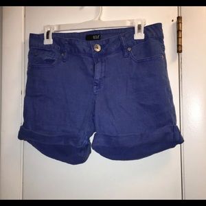 Woman’s denim shorts.  Size 8